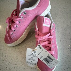 Adidas Stan Smith Pink and White Sneakers
